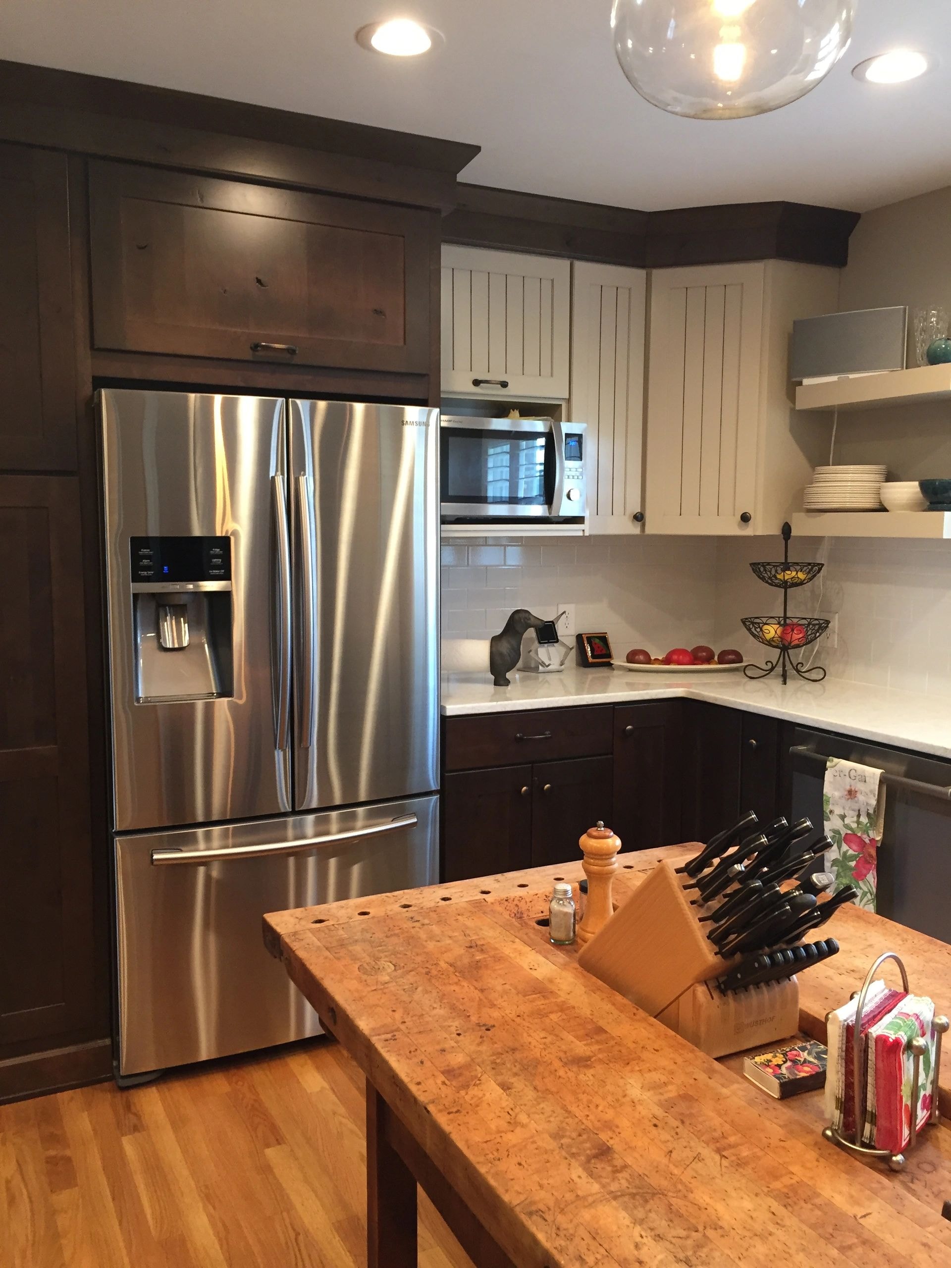 Modern kitchen interior design showcasing elegant cabinetry and finishes